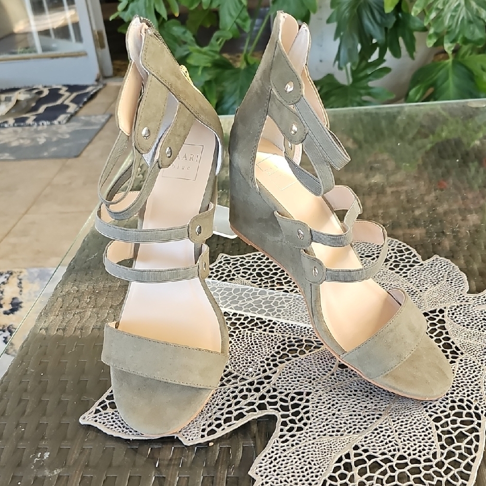 Women's Suede Strappy Sandals